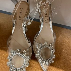 Gianni Buni rhinestone pointed heel